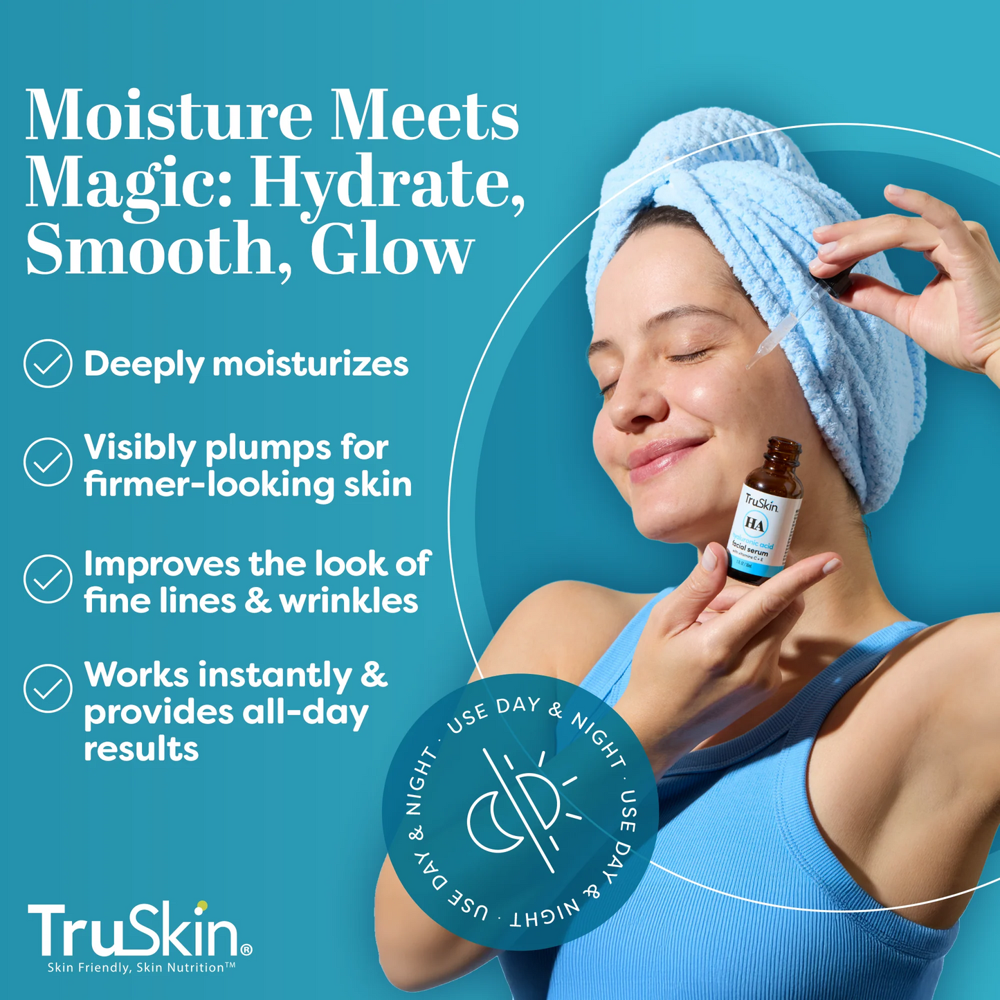 TruSkin Hyaluronic Acid Facial Serum